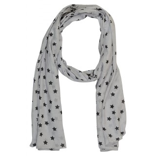 Printed Hijab in grey color 