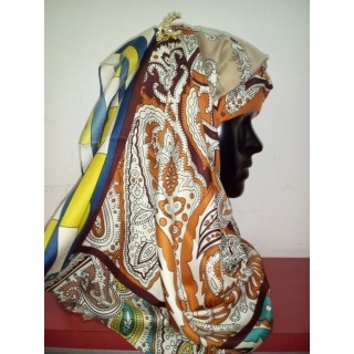 Multi Color Multi Printed Hijab -multi printed