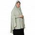 stretchable Jersey smoking at sleeve prayer khimar Hijab - Sage Green