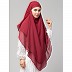 Instant Ready-to-wear Hijab- Maroon Instant Ready-to-wear Hijab- Maroon