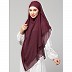 Instant Ready-to-wear Hijab- Wine Instant Ready-to-wear Hijab- Wine