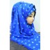 Woolen Scarf- Royal Blue Polka dot Woolen Scarf- Royal Blue Polka dot