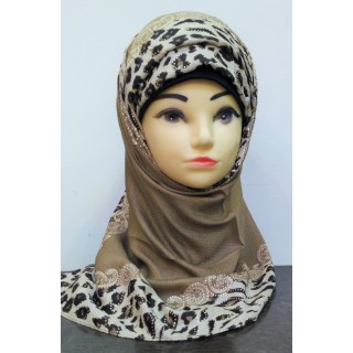 Premium Collection - Beige Colored With Animal Printed Border