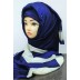 Premium Collection Scarf-  Blue Strip Printed  Premium Collection Scarf-  Blue Strip Printed