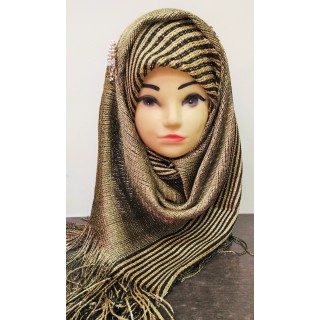 Golden Colored Party wear Scarf