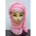 Double layered Hijab - Baby Pink color with embroidery work Double layered Hijab - Baby Pink color with embroidery work