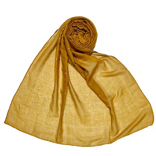  Dual Tone Premium Yellow Cotton Hijab