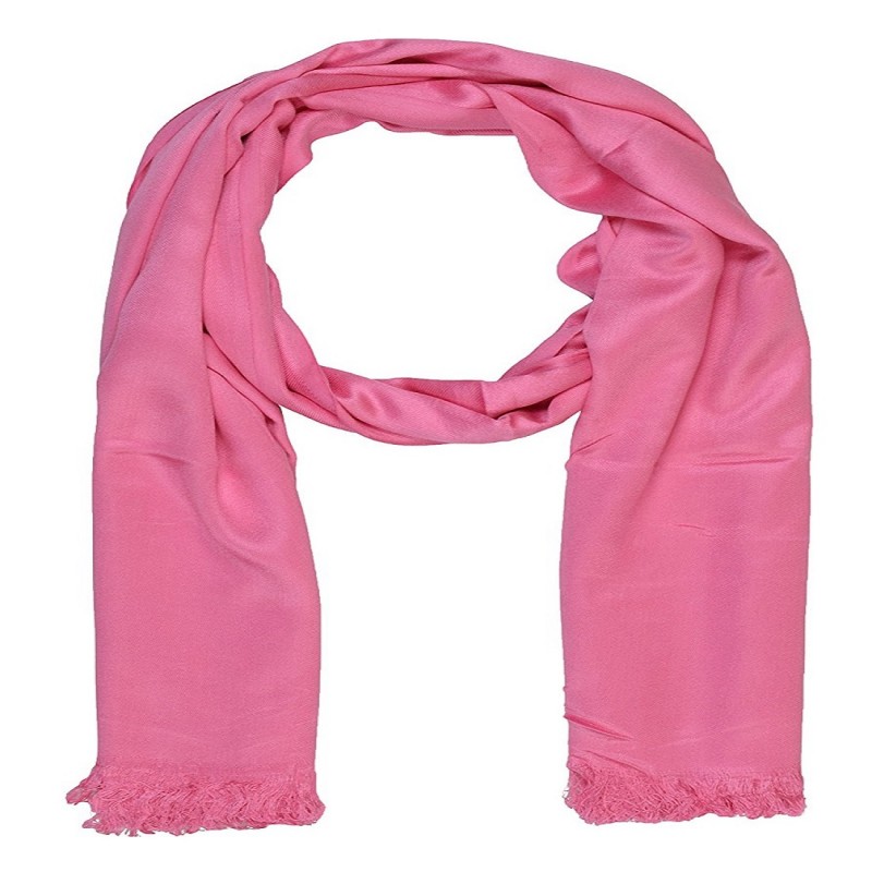 Hijab online-Pink Color-Satin Plain Stole|Hijab at shiddat.com