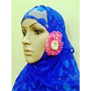 Hijab- Purple with cap