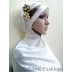 Hijab- white bridal designer Hijab- white bridal designer