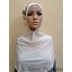 Hijab-Plain white bridal designer Hijab-Plain white bridal designer