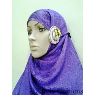 Hijab-Designer viscous purple