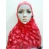 Hijab- Designer red with cap Hijab- Designer red with cap