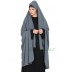 Irani chador with detachable Nose piece- Grey Irani chador with detachable Nose piece- Grey