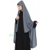 Irani chador with detachable Nose piece- Grey Irani chador with detachable Nose piece- Grey