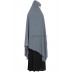 Irani chador with detachable Nose piece- Grey Irani chador with detachable Nose piece- Grey