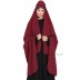 Irani chador with detachable Nose piece- Maroon Irani chador with detachable Nose piece- Maroon