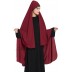 Irani chador with detachable Nose piece- Maroon Irani chador with detachable Nose piece- Maroon