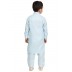 Elegant Boys Pathani-Suit-Tropical Blue colored