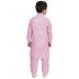 Elegant Boys Pathani-Suit-Pink colored