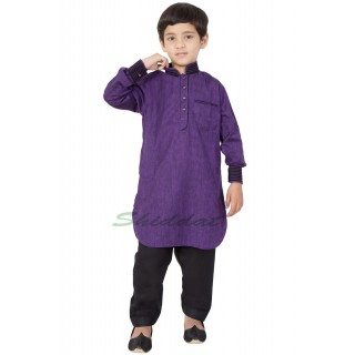  Boys Pathani Suit- Purple 