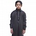 Designer Boy's/Kids  Embroidery Pathani Suit- Black Designer Boy's/Kids  Embroidery Pathani Suit- Black