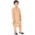 Designer Boys Pathani Suit- Light Orange Designer Boys Pathani Suit- Light Orange