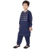 Afgani Pathani Suit for Kid's/Boy's - Navy Blue