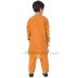 Afgani Pathani Suit for Kid's/Boy's - Orange Afgani Pathani Suit for Kid's/Boy's - Orange