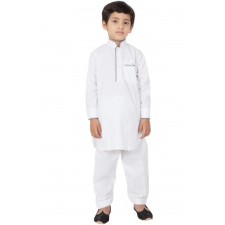 Latest Designer Suit for Kid's/Boy's - White