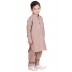 Pathani kurta-pajama for kids-Cavern pink colored