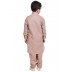 Pathani kurta-pajama for kids-Cavern pink colored