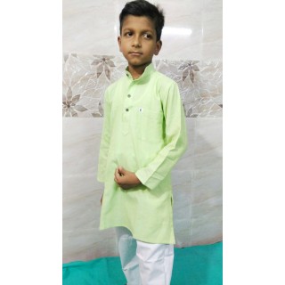 Kids Kurta Pyjama Set - Green