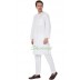 Round Neck White Kurta Pyjama set-  Cotton fabric Round Neck White Kurta Pyjama set-  Cotton fabric