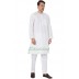 Round Neck White Kurta Pyjama set-  Cotton fabric Round Neck White Kurta Pyjama set-  Cotton fabric