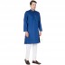 Men's Kurta- Midnight Blue in Dobby Cotton Men's Kurta- Midnight Blue in Dobby Cotton