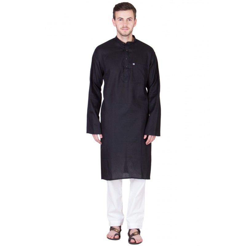 Kurta pajama white and black store