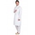 Kurta Pyjama set- Solid white in cotton fabric Kurta Pyjama set- Solid white in cotton fabric