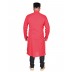 Kurta Pajama set - Red & Black