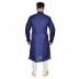 Kurta Pajama set - Navy Blue & White