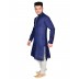 Kurta Pajama set - Navy Blue & White