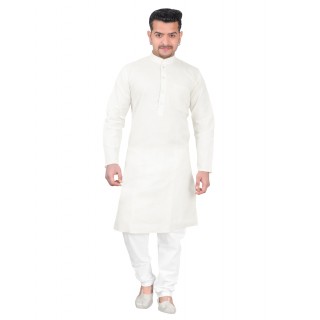 Kurta Pajama set - White