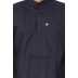 Men's Kurta- Black in Dobby Cotton Men's Kurta- Black in Dobby Cotton