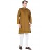 Men's Kurta in Dobby Cotton - Bourbon Color Men's Kurta in Dobby Cotton - Bourbon Color