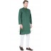 Slim Fit Long Kurta in Dobby Cotton printed - Ocean Green Slim Fit Long Kurta in Dobby Cotton printed - Ocean Green