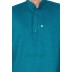 Cotton dobby printed long Kurta - Pacific Blue  Cotton dobby printed long Kurta - Pacific Blue