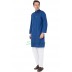Men's Kurta-  Tory Blue color in Dobby Cotton Men's Kurta-  Tory Blue color in Dobby Cotton