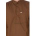 Men's Kurta-  Irish Coffee color in Dobby Cotton Men's Kurta-  Irish Coffee color in Dobby Cotton