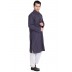 Gun Powder Colored Kurta- Cotton Fabric Gun Powder Colored Kurta- Cotton Fabric