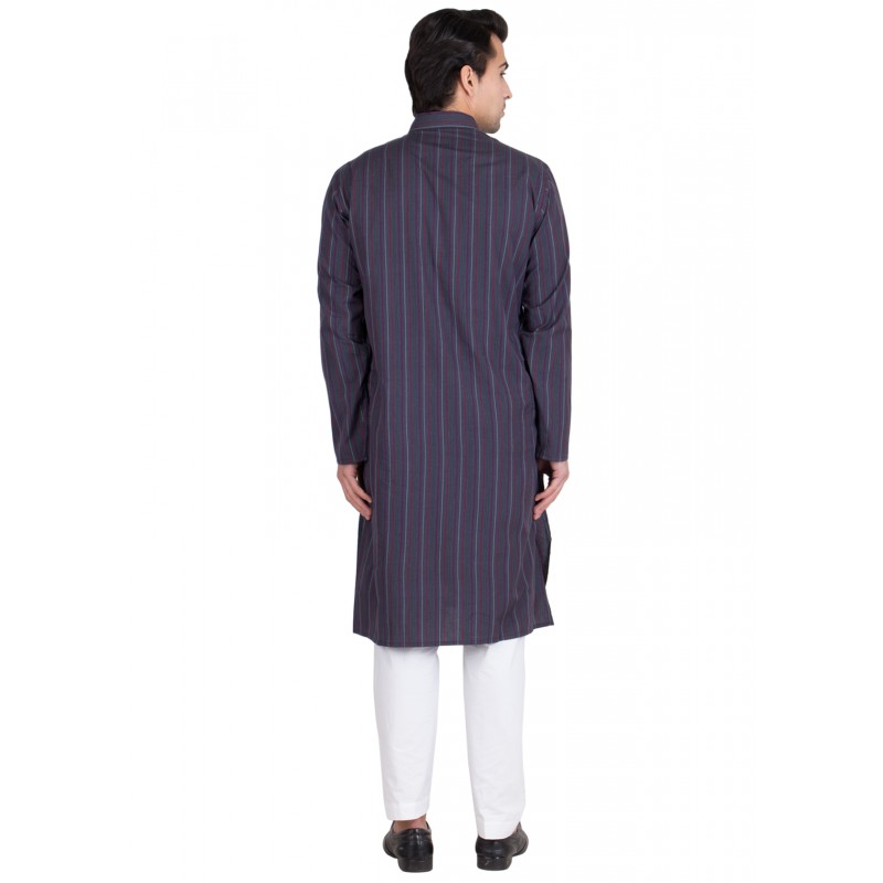 Online slim fit kurtas for man online in India- Cotton 